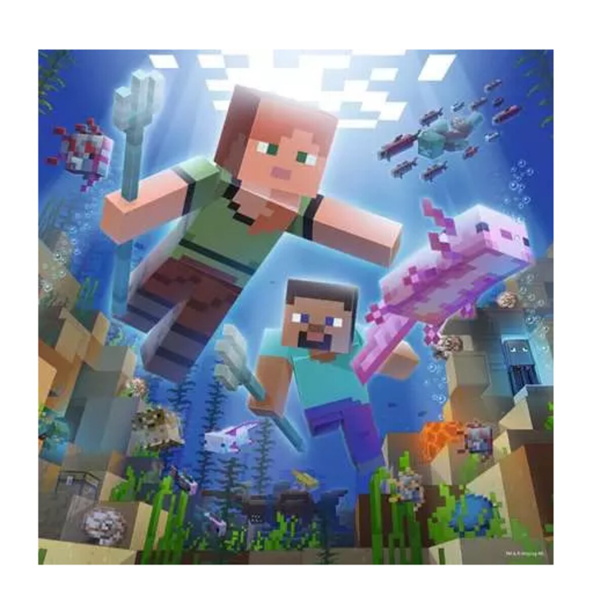 Ravensburger Minecraft Biomes Kinderpuzzle, ab 5 Jahren, 49 Teile