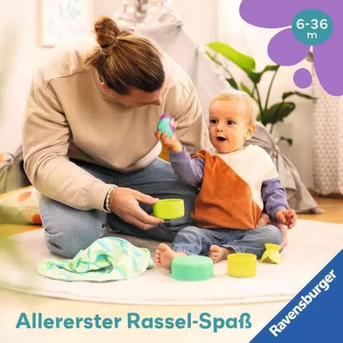 Ravensburger play+ Baby-Stapel-Puzzle: Vogelnest