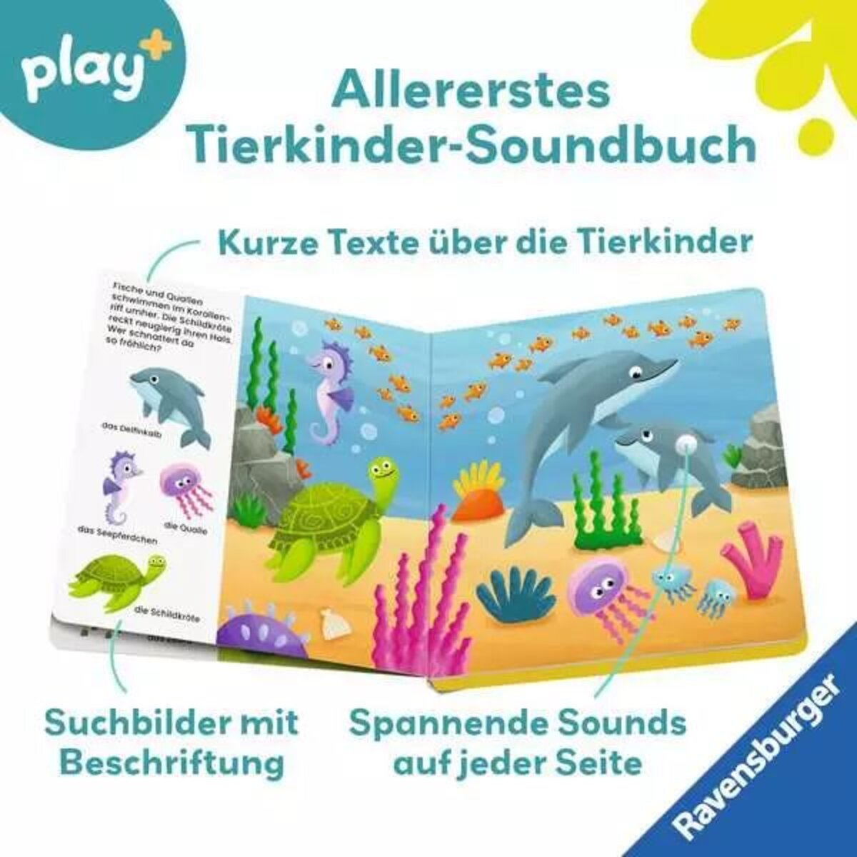 Ravensburger play+ Mein allererstes Soundbuch: Tierkinder