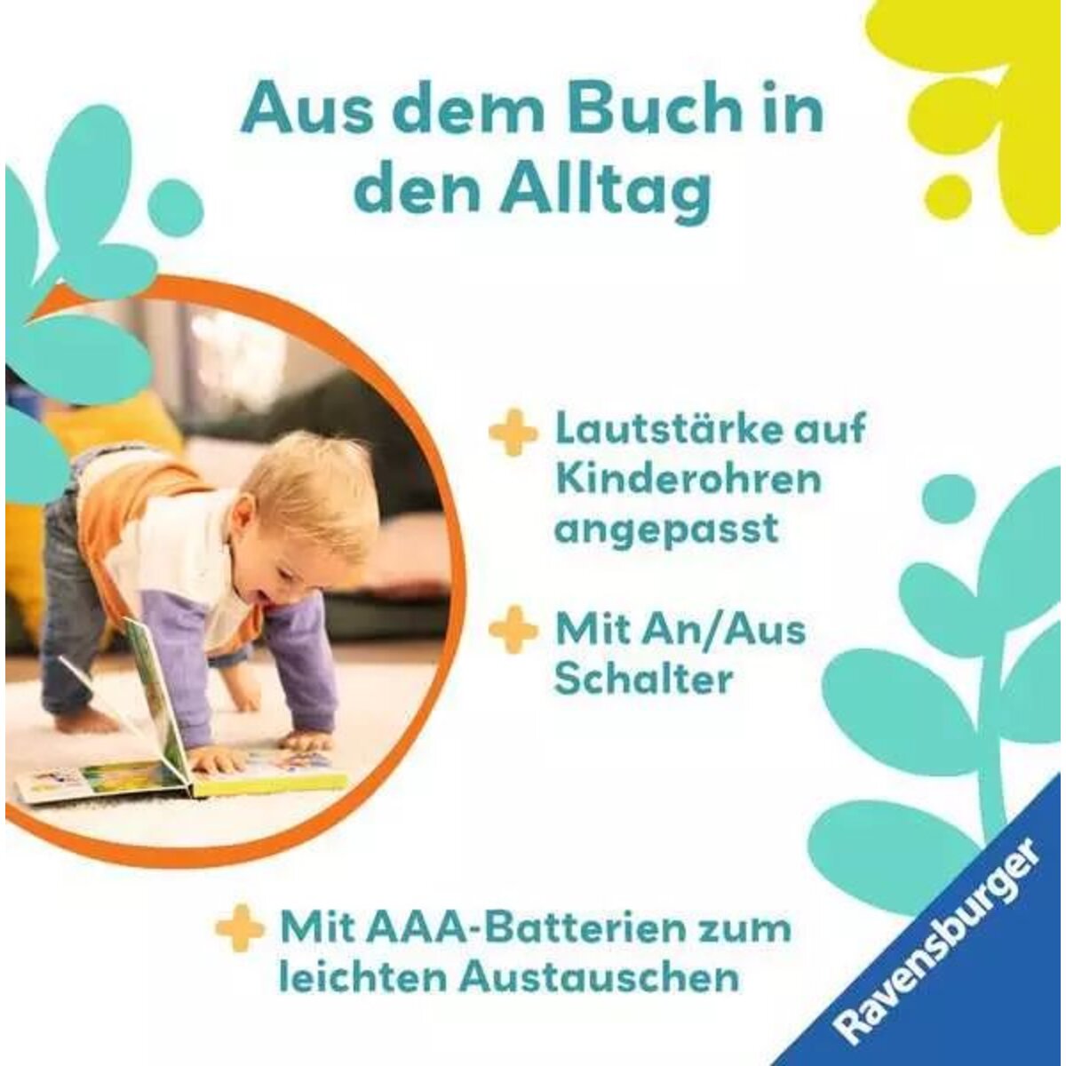 Ravensburger play+ Mein allererstes Soundbuch: Tierkinder