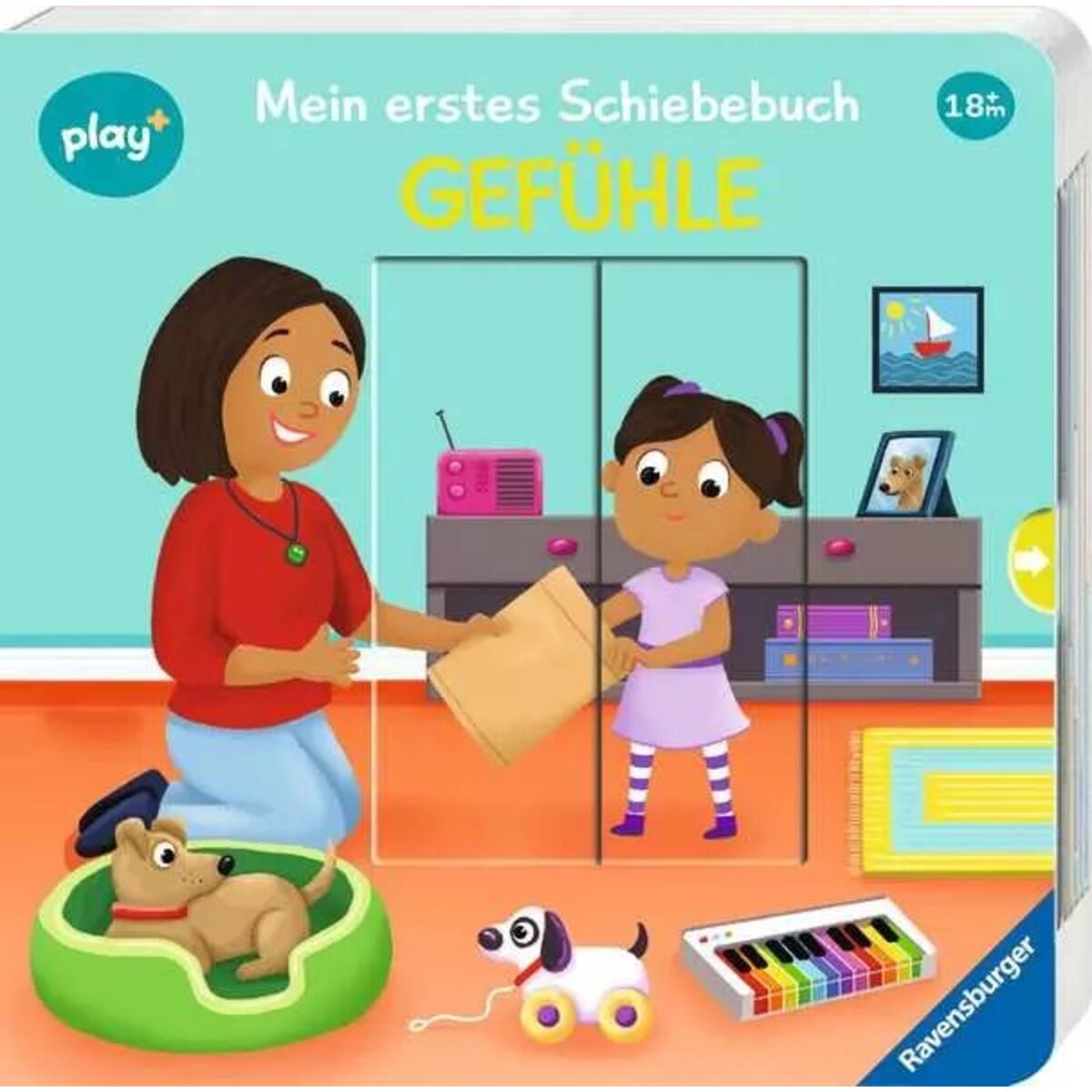 Ravensburger play+ Mein erstes Schiebebuch: Gefühle