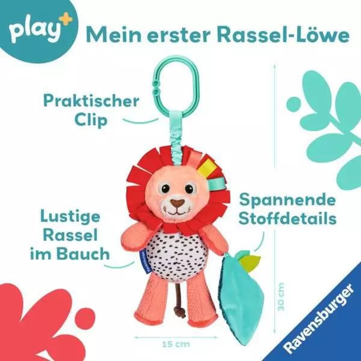 Ravensburger play+ Rassel-Löwe