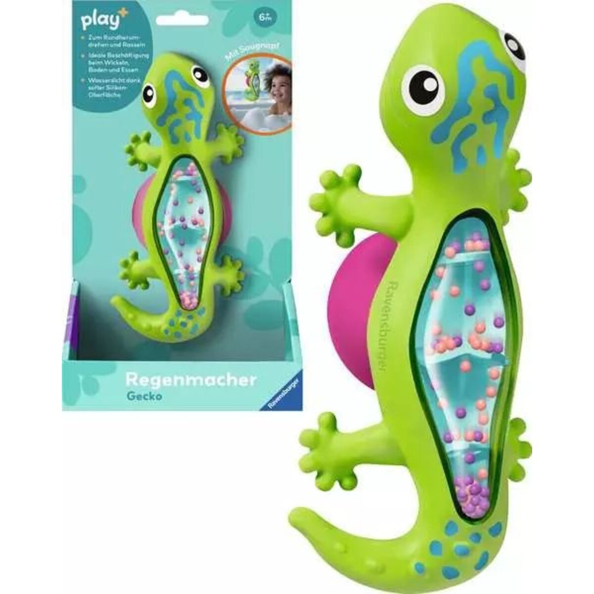 Ravensburger play+ Regenmacher: Gecko
