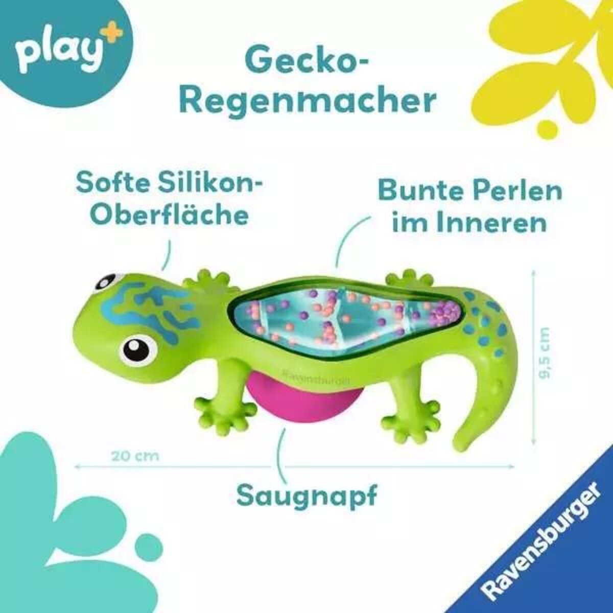 Ravensburger play+ Regenmacher: Gecko