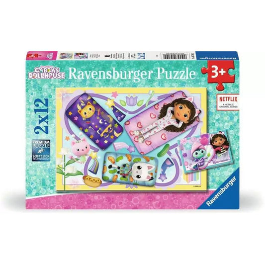 Ravensburger Puzze - Gabby's Dollhouse, 2 x 12 Teile