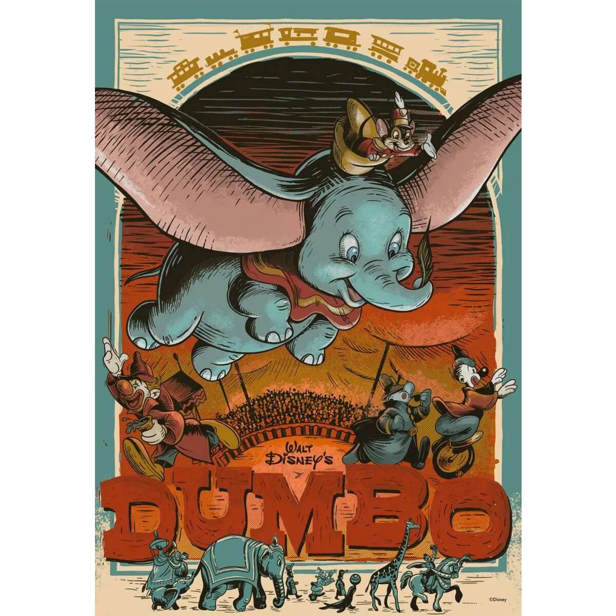 Ravensburger Puzzle - 100 Jahre Disney: Dumbo, 300 Teile