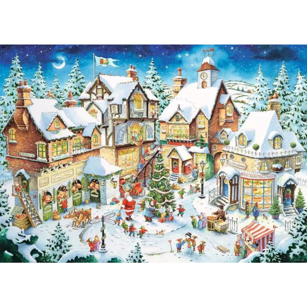 Ravensburger Puzzle - Weihnachtsdorf, 1000 Teile