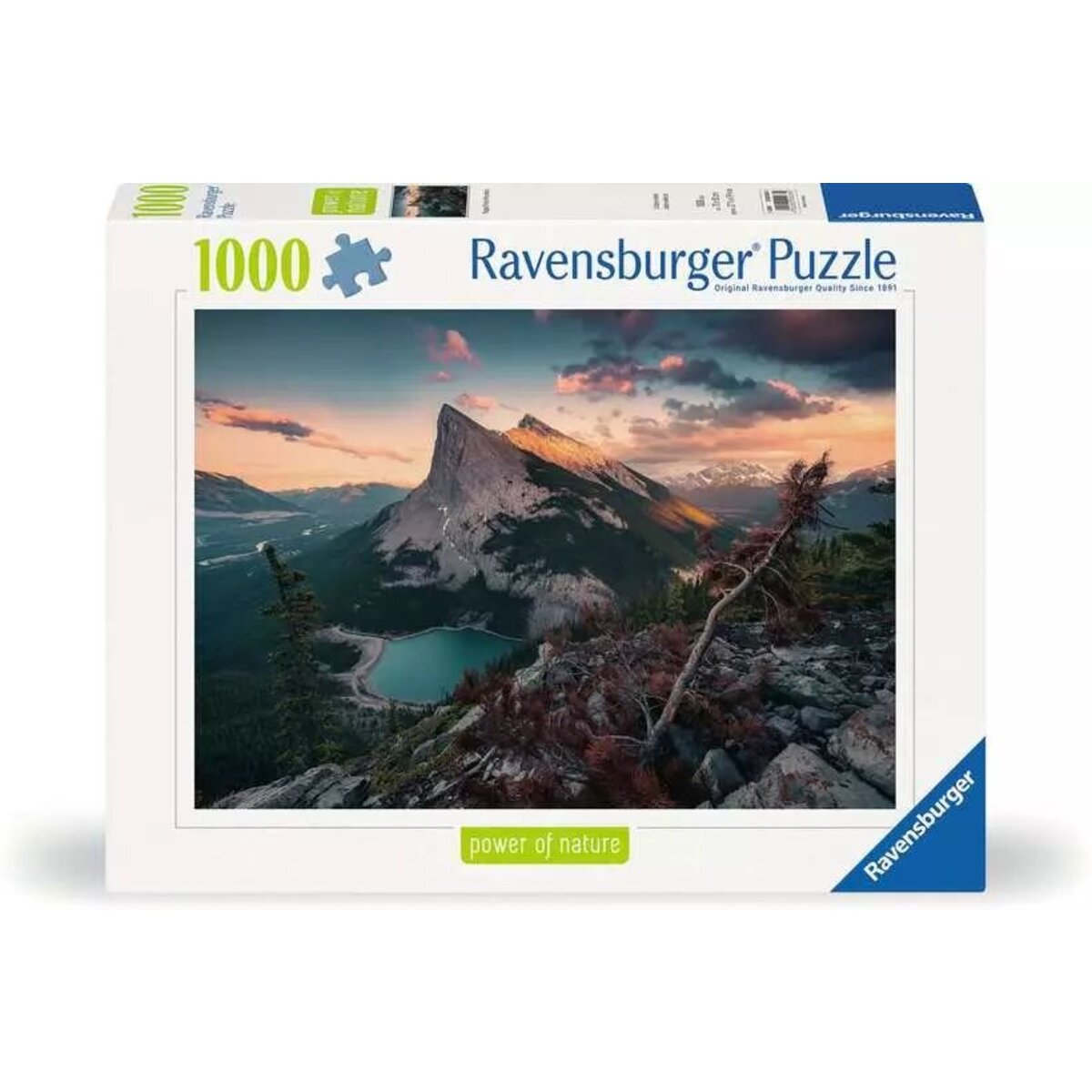 Ravensburger Puzzle - Abends in den Rocky Mountains, 1000 Teile