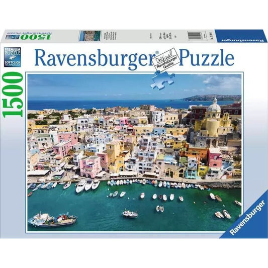 Ravensburger Puzzle - Colorful Procida Italy, 1500 Teile