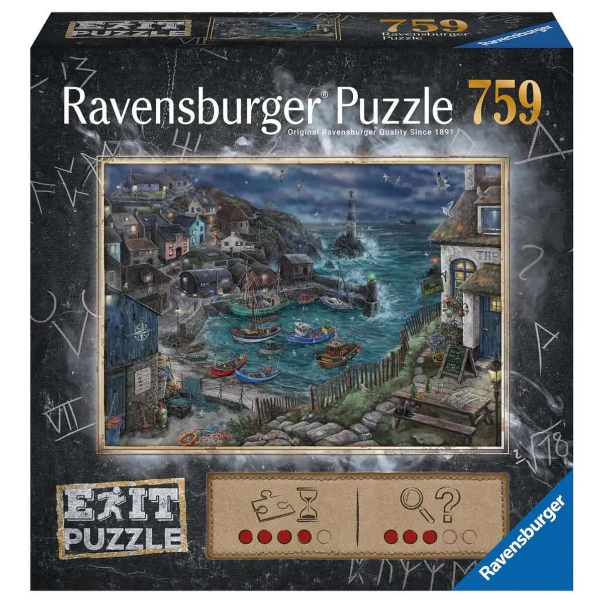 Ravensburger Exit Puzzle - Das Fischerdorf, 759 Teile