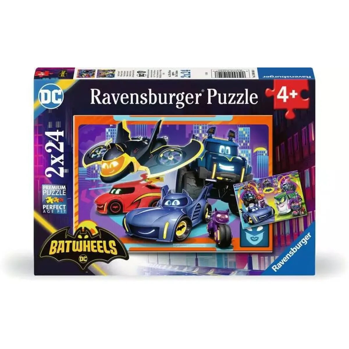 Ravensburger Puzzle - DC Comics Batwheels: Seid ihr bereit? 2 x 24 Teile