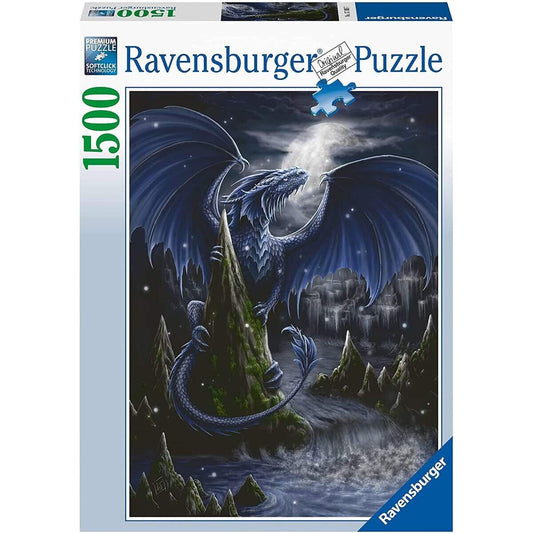 Ravensburger Puzzle - Der Schwarzblaue Drache, 1500 Teile