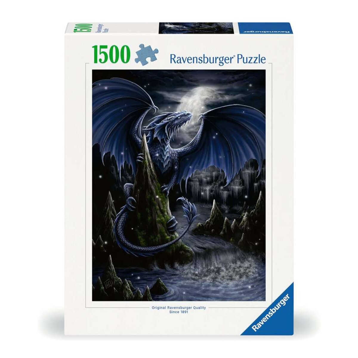 Ravensburger Puzzle - Der Schwarzblaue Drache, 1500 Teile