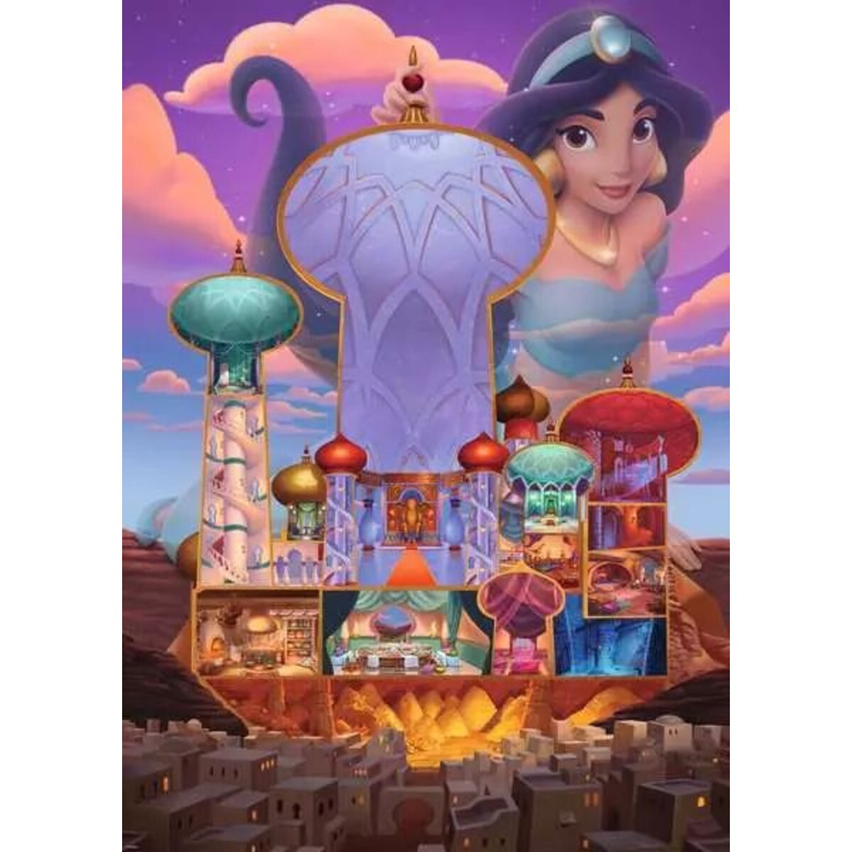 Ravensburger Puzzle - Disney Castles: Jasmin, 1000 Teile