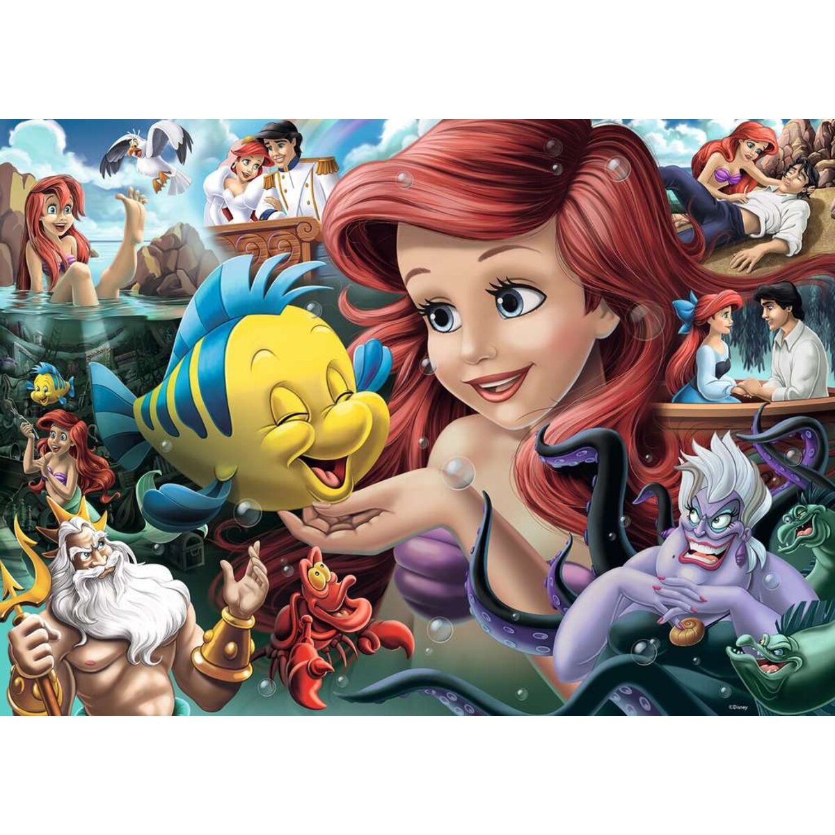 Ravensburger Puzzle - Disney: Arielle, die Meerjungfrau, 1000 Teile