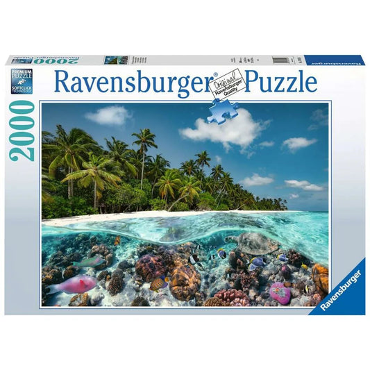 Ravensburger Puzzle - Ein Tauchgang auf den Malediven, 2000 Teile