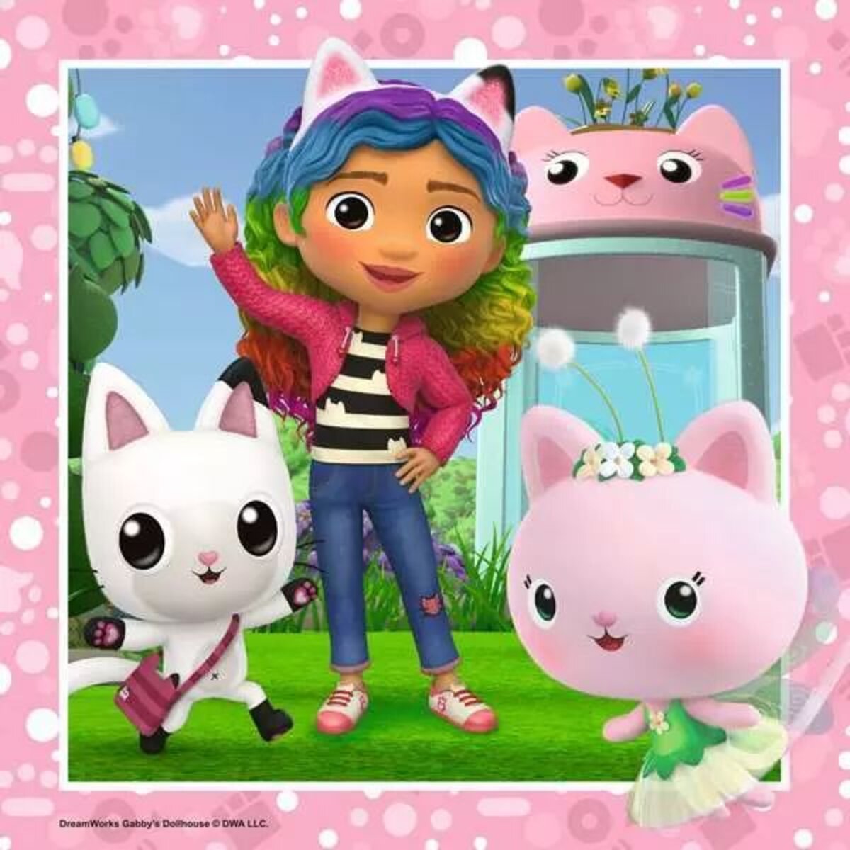 Ravensburger Puzzle - Gabby's Dollhouse: Spielzeit mit Gabby, 3 x 49 Teile