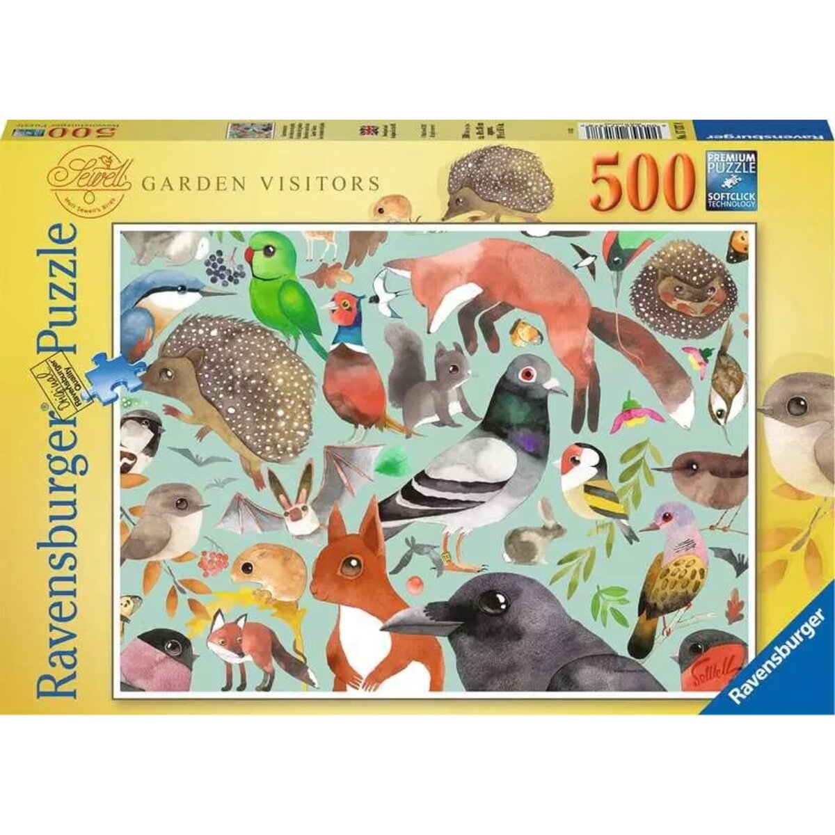 Ravensburger Puzzle - Garden Visitors, 500 Teile