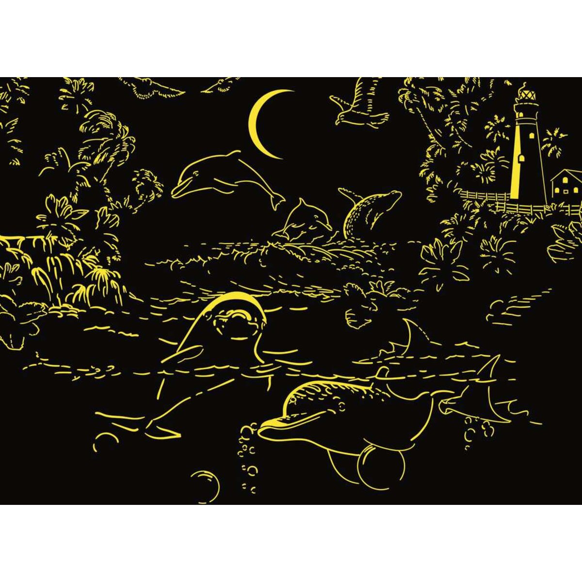 Ravensburger Puzzle - Glow in The Dark: Im Zauber des Mondlichts, 500 Teile