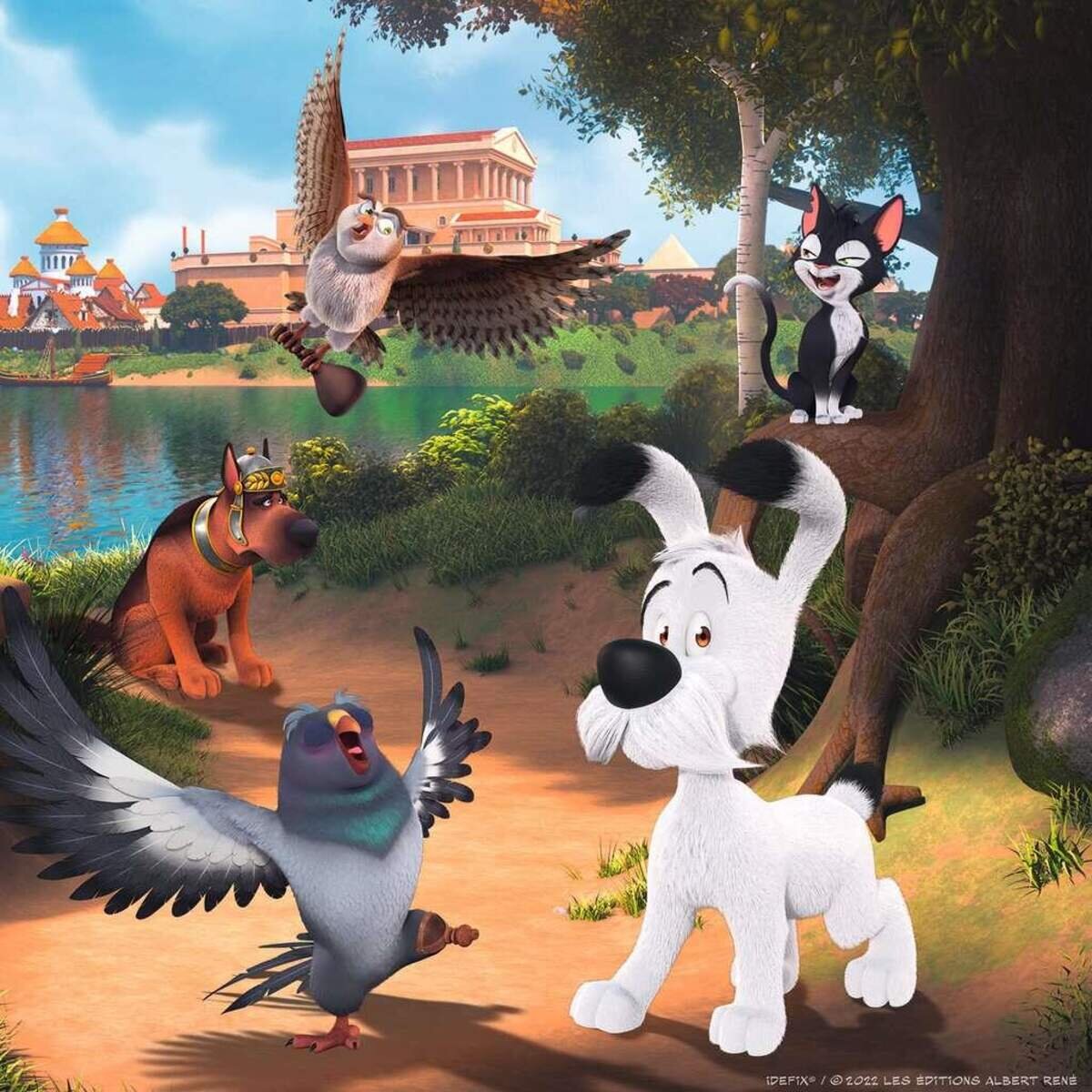 Ravensburger Puzzle - Idefix und seine tierischen Freunde, 147 Teile