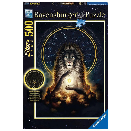 Ravensburger Puzzle - Leuchtender Löwe, 500 Teile