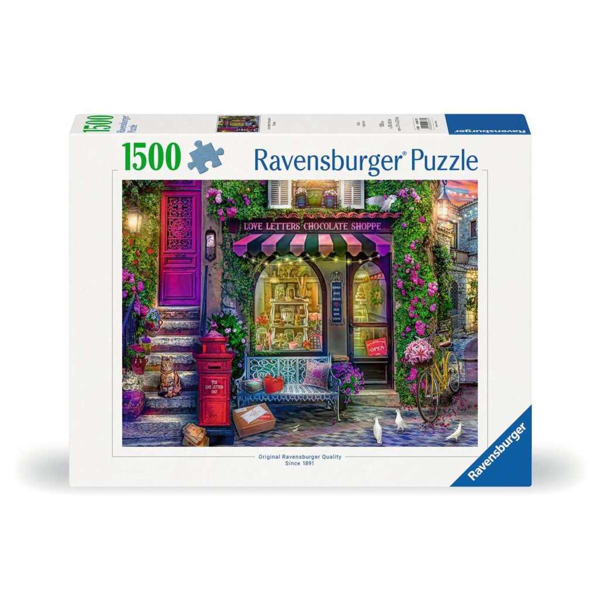 Ravensburger Puzzle - Liebesbriefe und Schokolade, 1500 Teile