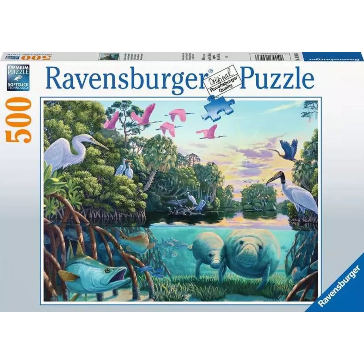 Ravensburger Puzzle - Manatee Moments, 500 Teile