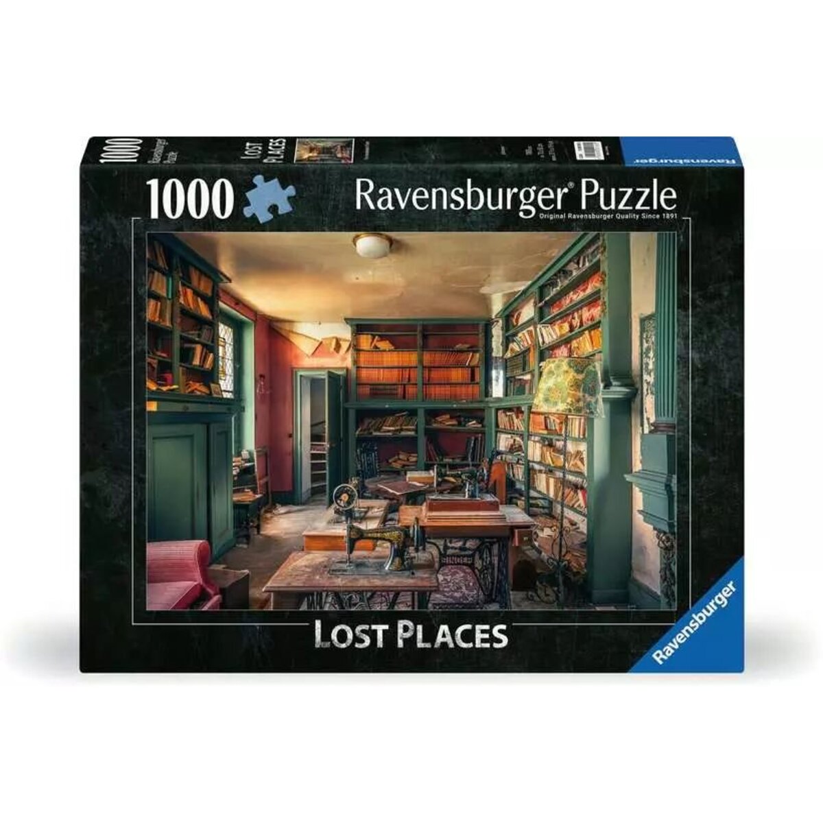 Ravensburger Puzzle - Mysterious castle library, 1000 Teile