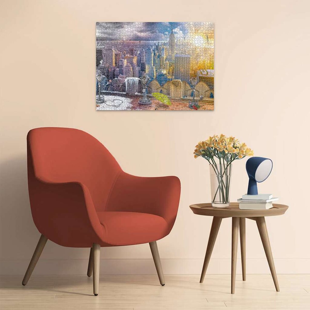 Ravensburger Puzzle - New York im Winter und Sommer, 1500 Teile