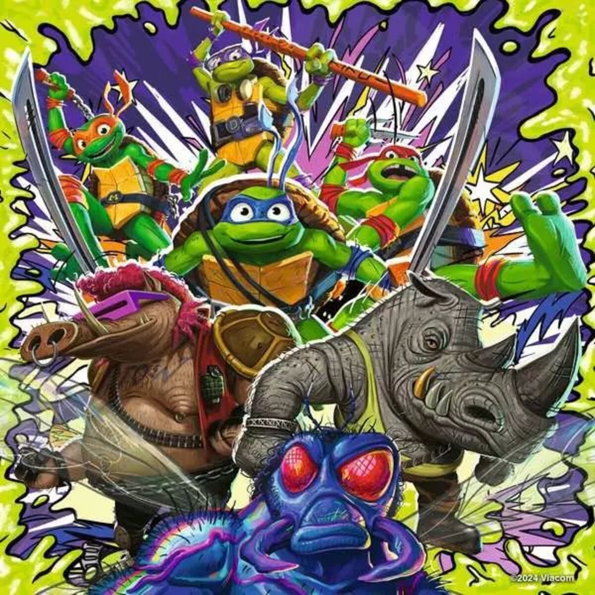 Ravensburger Puzzle - Ninja Turtles, 3 x 49 Teile