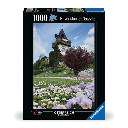 Ravensburger Puzzle - Österreich Collection: Uhrturm in Graz, 1000 Teile