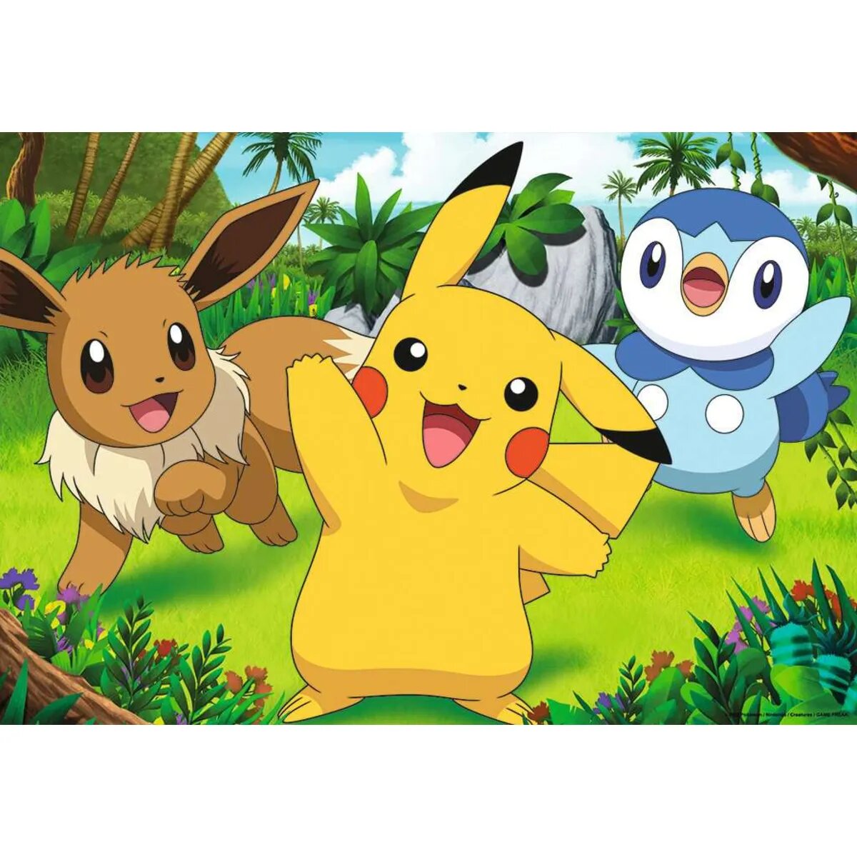 Ravensburger Puzzle - Pikachu und seine Freunde, 2 x 24 Teile