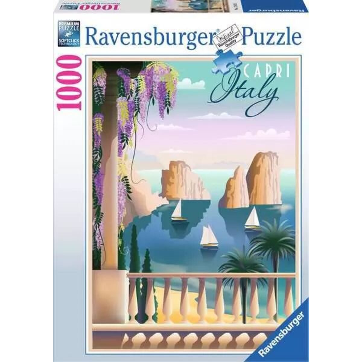 Ravensburger Puzzle - Postcard from Capri, Italy, 1000 Teile