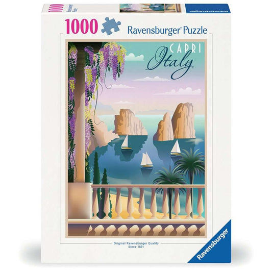 Ravensburger Puzzle - Postkarte aus Capri, 1000 Teile