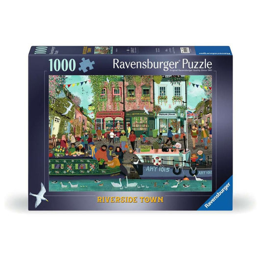 Ravensburger Puzzle - Riverside Town, 1000 Teile