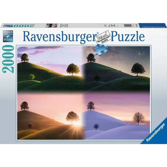 Ravensburger Puzzle - Stimmungsvolle Bäume und Berge, 2000 Teile