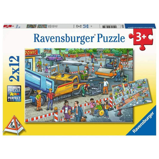 Ravensburger Puzzle - Straßenbaustelle, 24 Teile