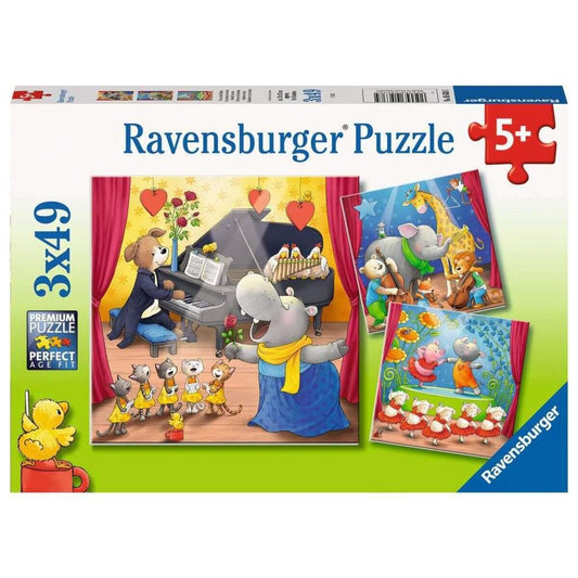 Ravensburger Puzzle - Tiere auf der Bühne, 147 Teile