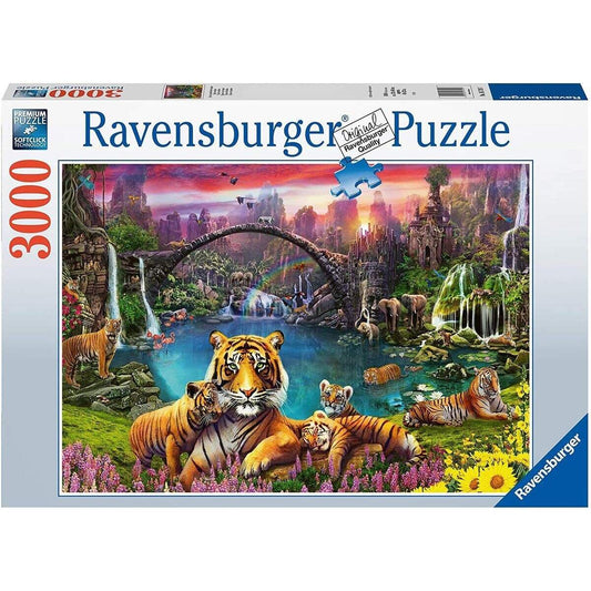 Ravensburger Puzzle - Tiger in paradiesischer Lagune, 3000 Teile