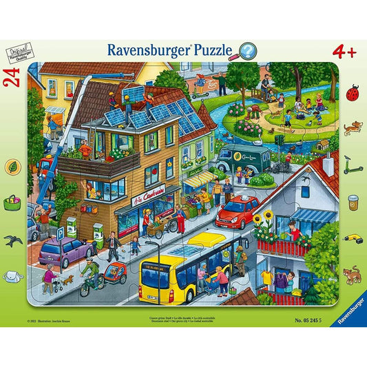 Ravensburger Puzzle - Unsere grüne Stadt, 24 Teile