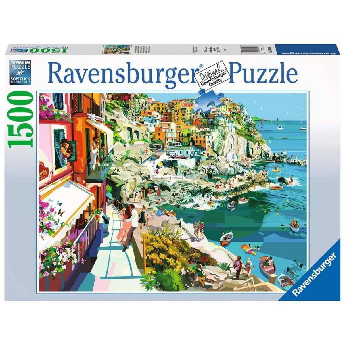 Ravensburger Puzzle - Verliebt in Cinque Terre, 1500 Teile