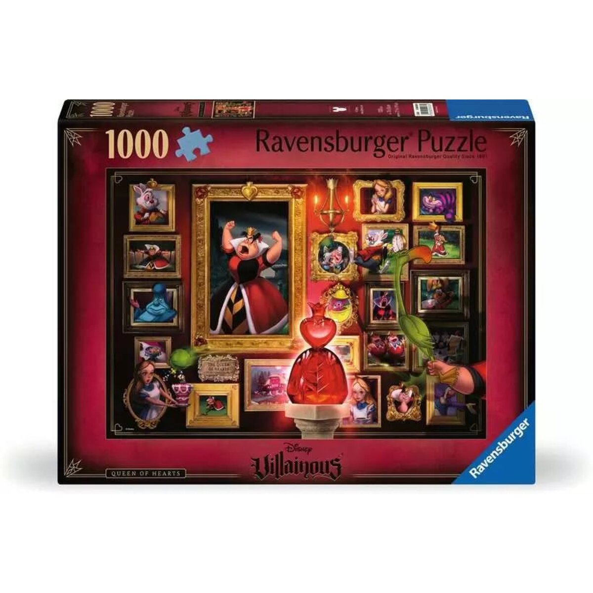 Ravensburger Puzzle - Villainous: Queen of Hearts, 1000 Teile