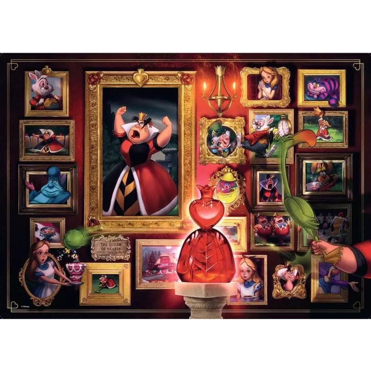 Ravensburger Puzzle - Villainous: Queen of Hearts, 1000 Teile