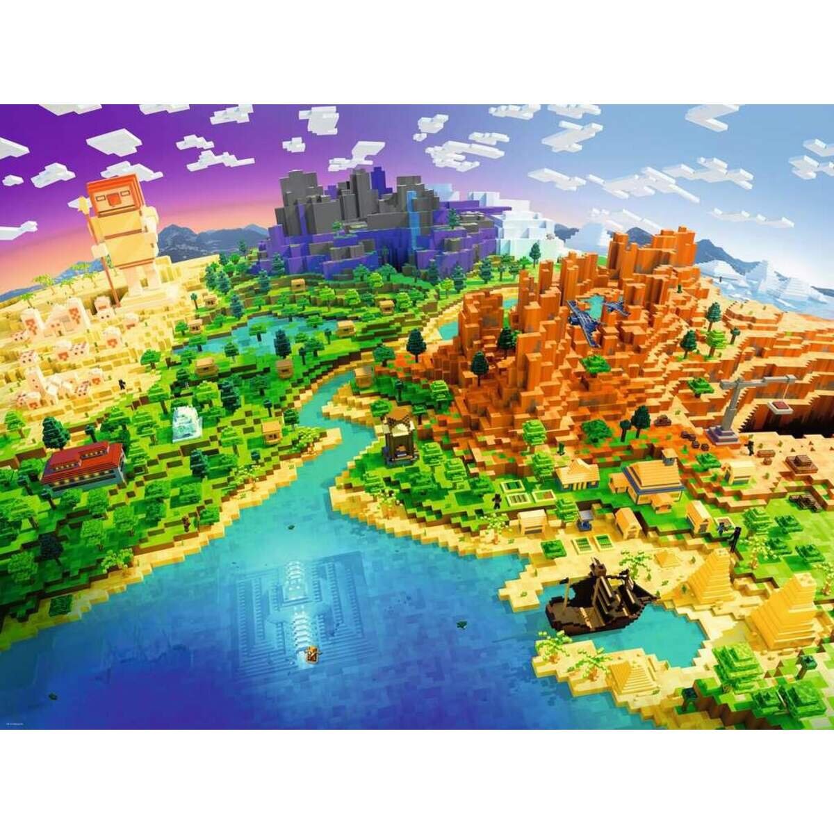 Ravensburger Puzzle - World of Minecraft, 1500 Teile