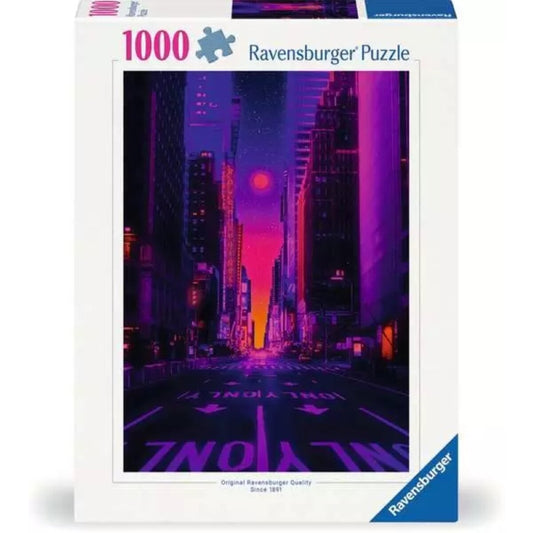 Ravensburger Puzzle 1000 Teile New York in Neon