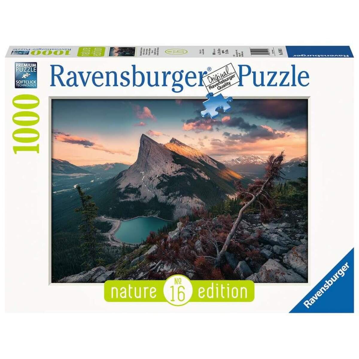 Ravensburger Puzzle Abends in den Rocky Mountains, 1000 Teile