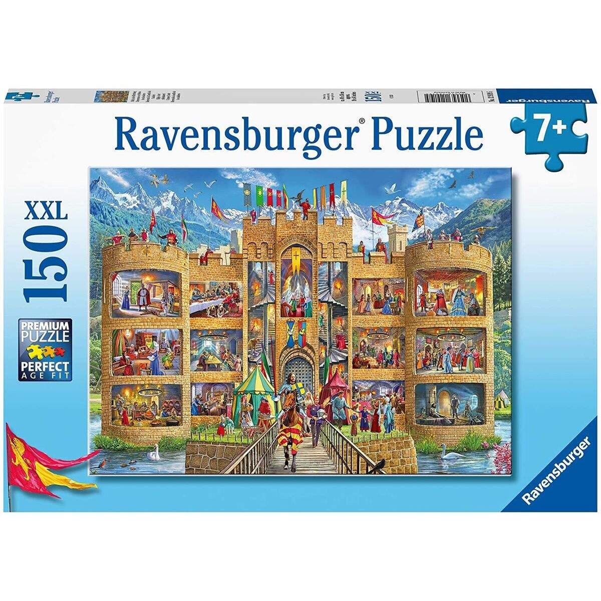 Ravensburger Puzzle Blick in die Ritterburg , 150 Teile