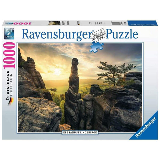 Ravensburger Puzzle Erleuchtung - Elbsandsteingebirge, 1000 Teile