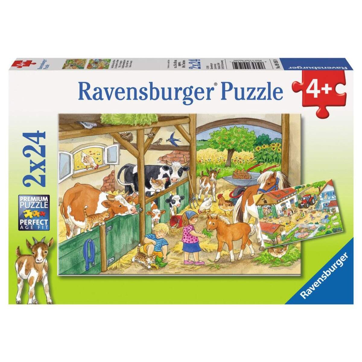 Ravensburger Puzzle Fröhliches Landleben, 24 Teile