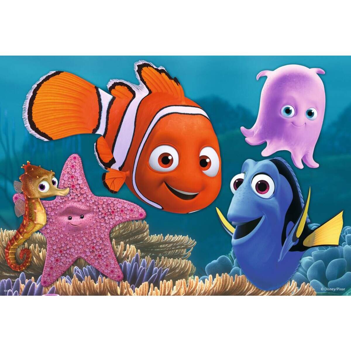 Ravensburger Puzzle Nemo der kleine Ausreißer, 2 x 12 Teile